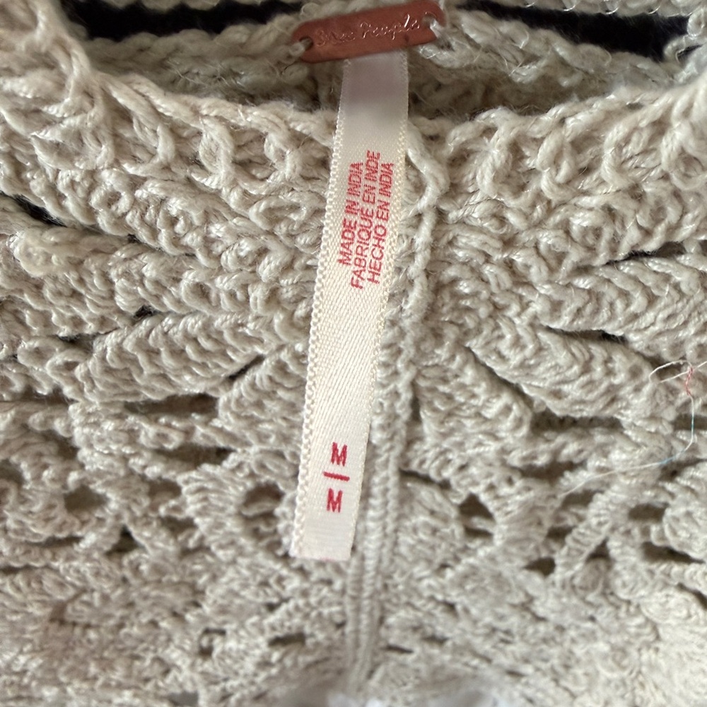 FP Movement by Free People Crochet Lace Mini Dress in Cream - Picture 3 of 5